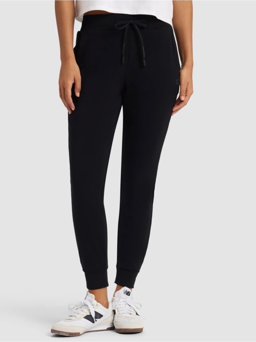 Cozy Earth Brushed Black Jogger Lounge Pajama Pants Sz M